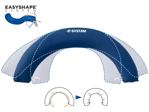 halbmondkissen mit rückenstützkissen